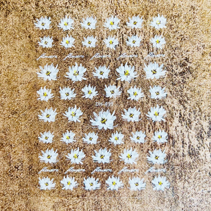 Sticker miếng dán móng DH 439, phụ kiện làm nail.