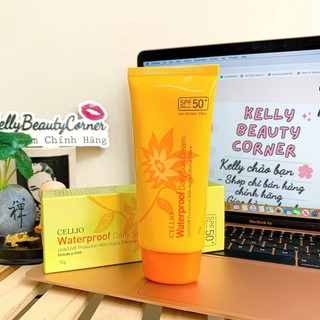 Kem chống nắng Cellio Waterproof Daily Sun Cream 70gr
