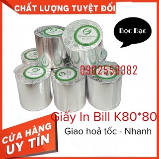 Giấy in bill, giấy in hoá đơn k80x80, giá siêu rẻ