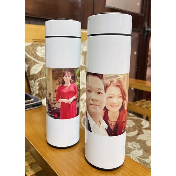 Bình nước in theo yêu cầu / bình nước giữ nhiệt in hình theo yêu cầu