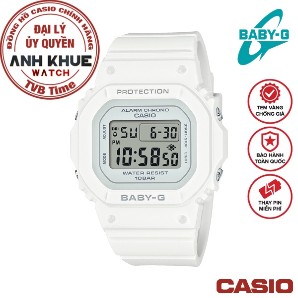 Đồng hồ nữ dây nhựa Casio Baby-G chính hãng BGD-565-7DR  - bảo hành 5 năm