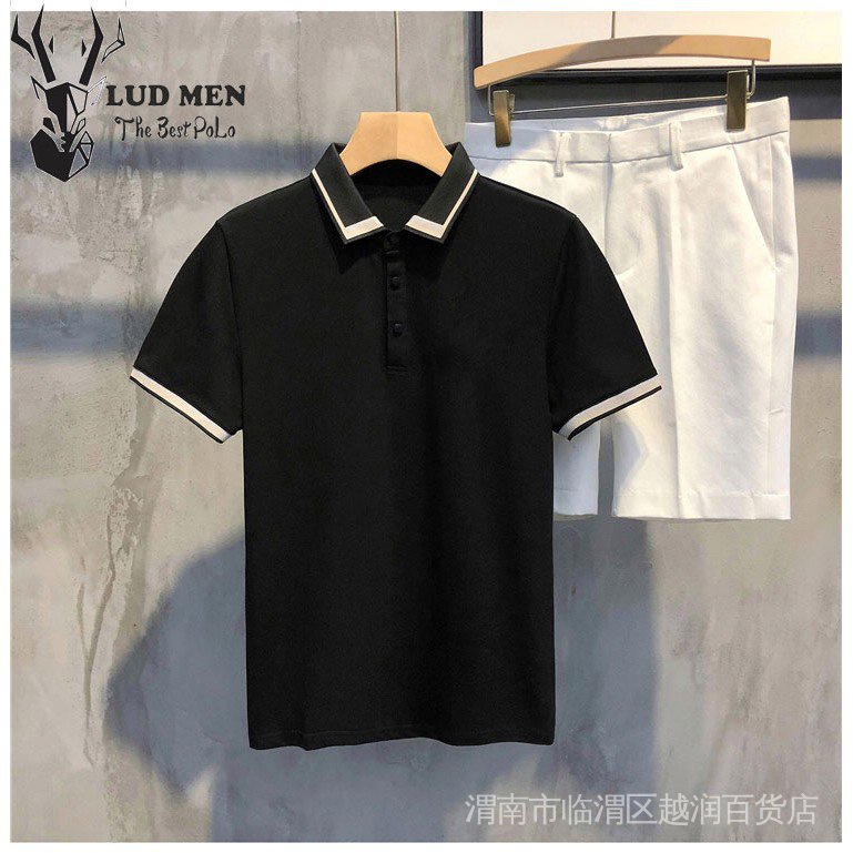 Matano Áo Sơ Mi polo Nam Có Cổ Họa Tiết Sọc Và Vải cotton Cá Sấu Đẹp Cá Tính Dwz