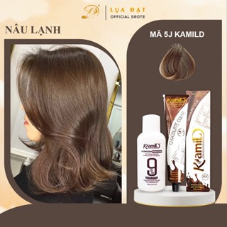 Set màu NÂU LẠNH thuốc nhuộm KamiLD nhiều dưỡng không khô tóc không cần tẩy 5J