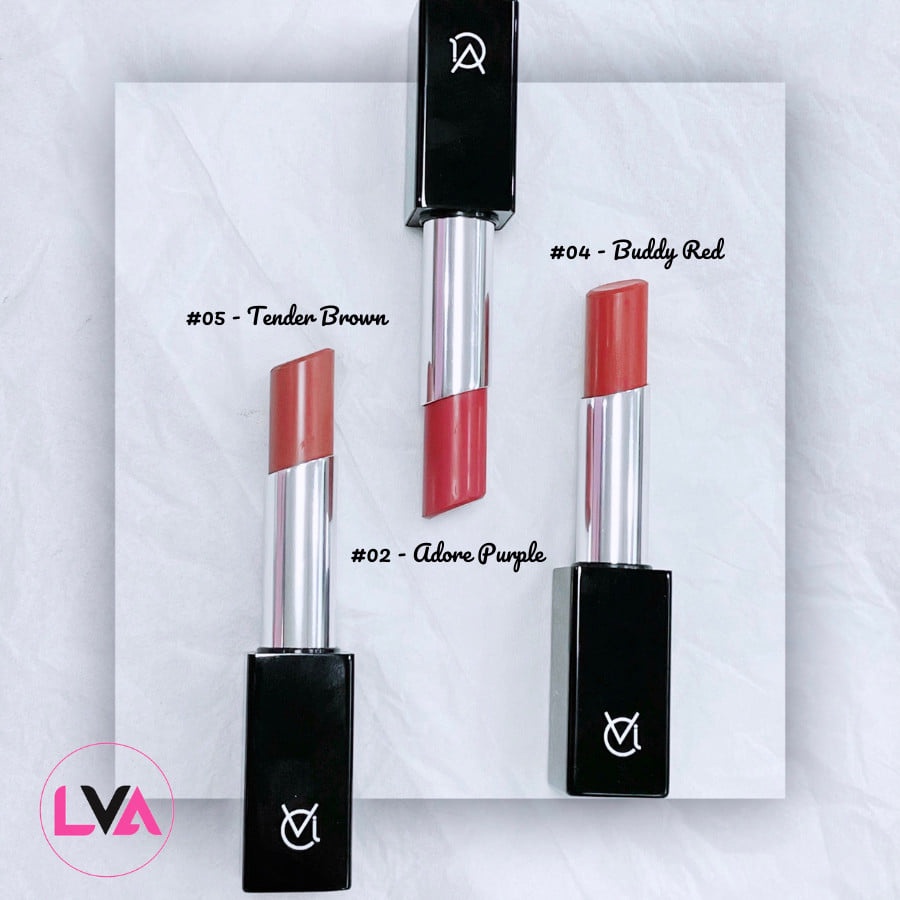 Son Lì Vic Velvet Lipstick Tông Màu Thời Thượng Không Gây Khô Môi 3g (DATE T6/2024)