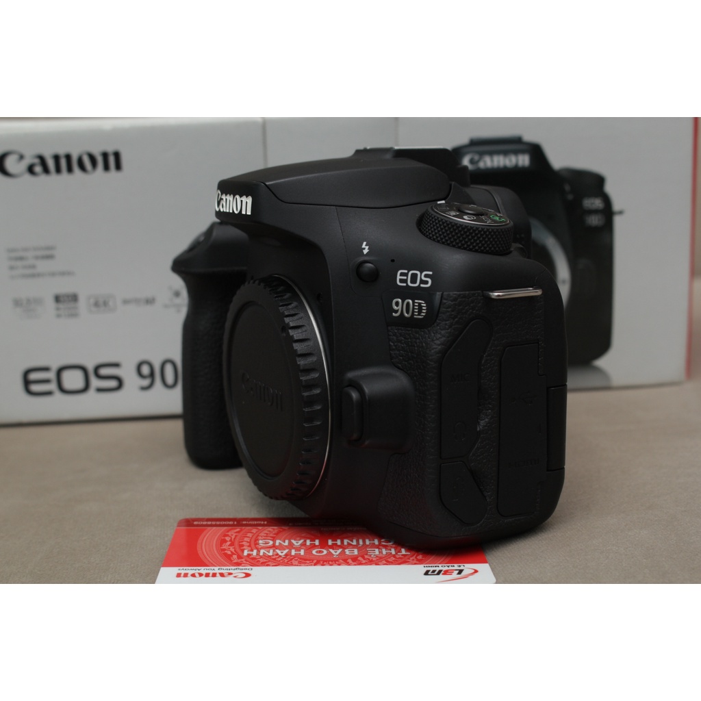 Máy ảnh Canon 90D fullbox như mới 98%