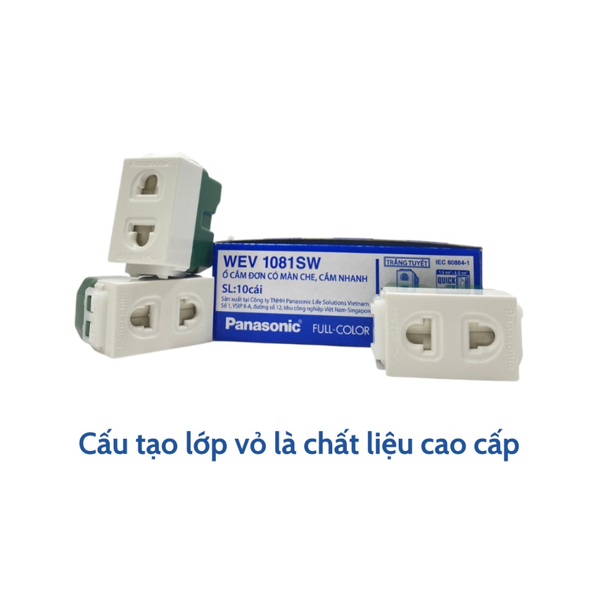 Ổ Cắm Đơn Có Màn Che 16A - WIDE Panasonic