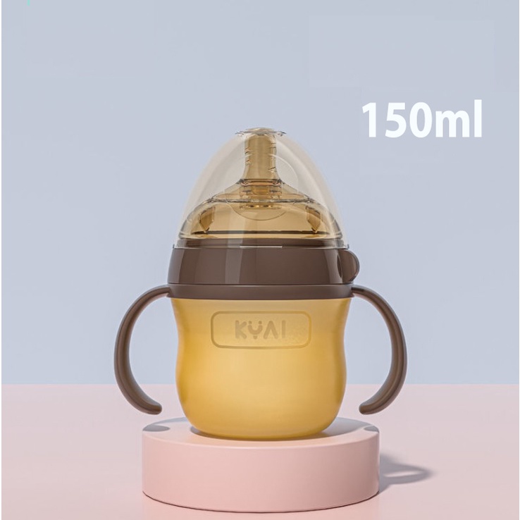 BÌNH SỮA KYAI SILICON NANO SIÊU MỀM CHỐNG SẶC, CHỐNG VỠ 240ml, 150ml CHO BÉ YÊU