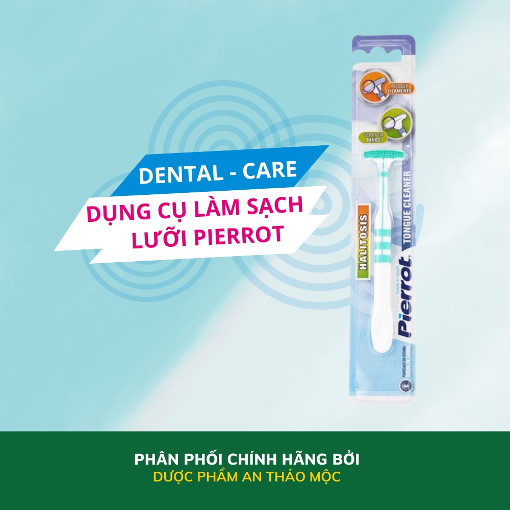 Dụng cụ làm sạch lưỡi Pierrot giúp làm sạch lưỡi vệ sinh mảng bám giảm hôi miệng vi khuẩn cải thiện hơi thở