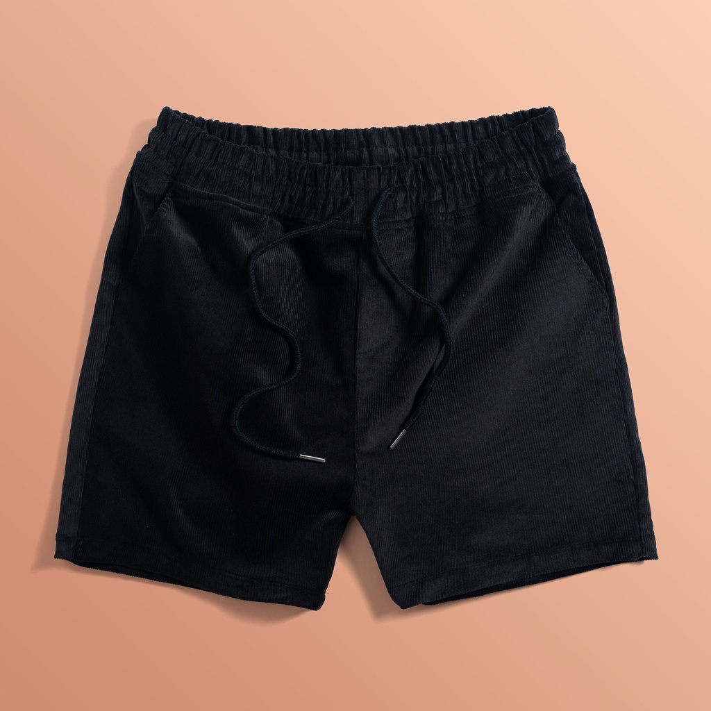 Quần short kaki nhung tăm form quần trên gối from slim fit, tôn dáng ae dễ phối đồ thời trang nam cao cấp