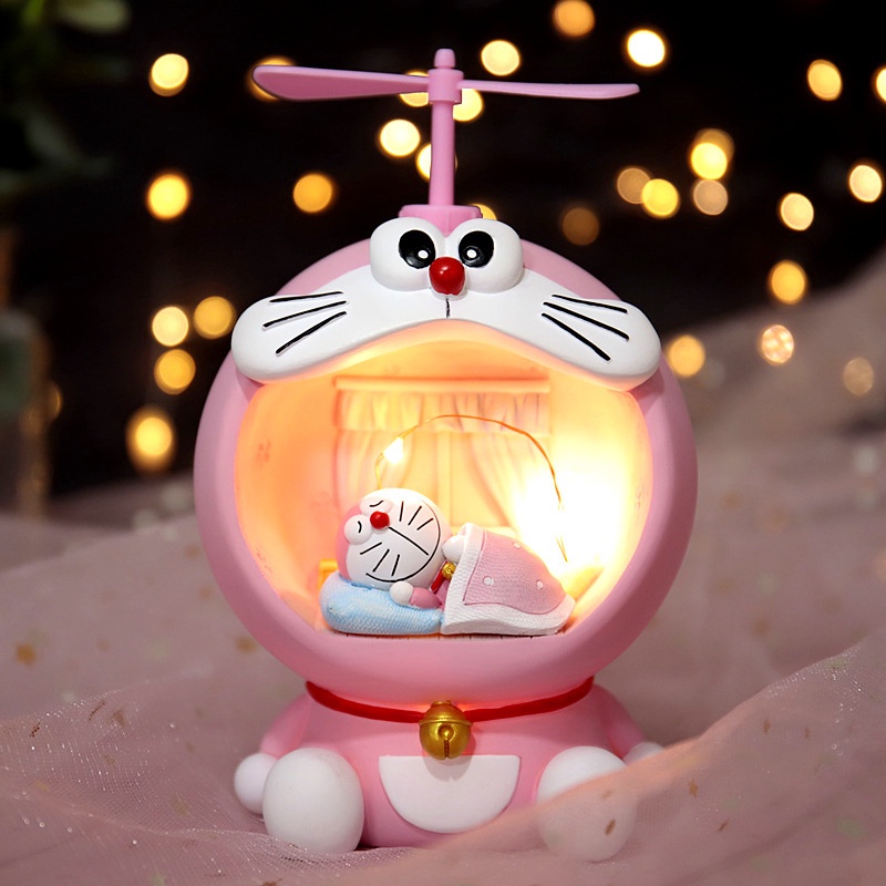 N07- Đèn ngủ Doraemon phát sáng trang trí cho kệ bàn làm viêc, bàn học, quà tặng sinh nhật độc đáo, siêu dễ thương. | BigBuy360 - bigbuy360.vn