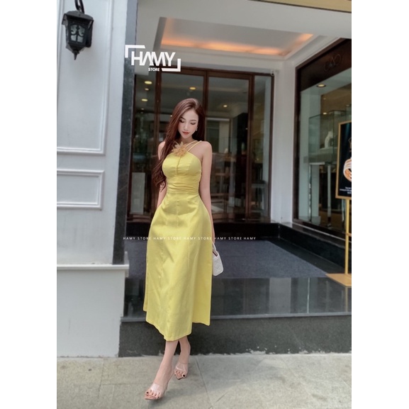 Đầm Yếm Dây Hoa