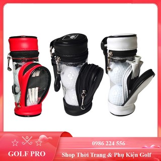 Túi đựng bóng golf và tee golf có móc khóa đeo sườn tiện lợi shop GOLF RPO TB001