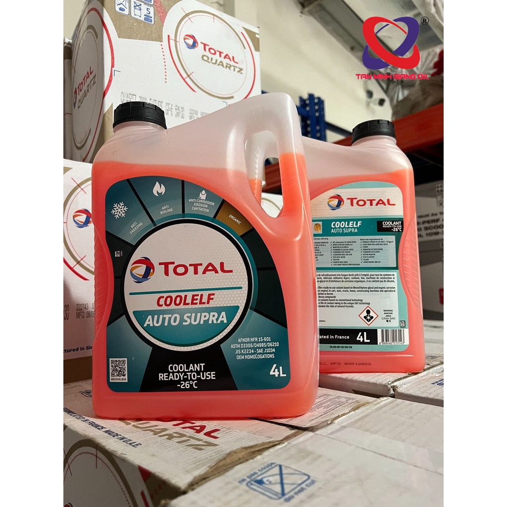 Nước làm mát giải nhiệt cho động cơ COOLELF AUTO SUPRA -26°C