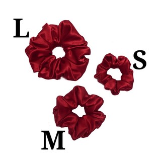 [ẢNH THẬT ĐỘC QUYỀN FILILO] Scrunchies Dây Buộc Tóc Vải Lụa Cao Cấp Size Lớn Nhỏ