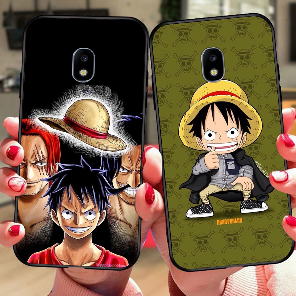 Ốp lưng điện thoại Samsung j3 pro / ss j5 pro / ss j7 pro lufy mũ rơm vua hải tặc one piece