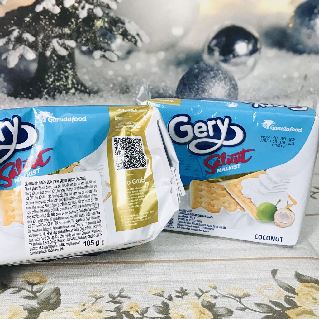 Bánh Quy Phô Mai Gery Cheese Cracker Gói 100g