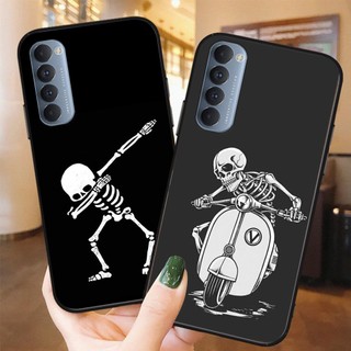 Ốp lưng điện thoại oppo reno 4 / oppo reno 4 pro bộ xương phong cách độc lạ chất