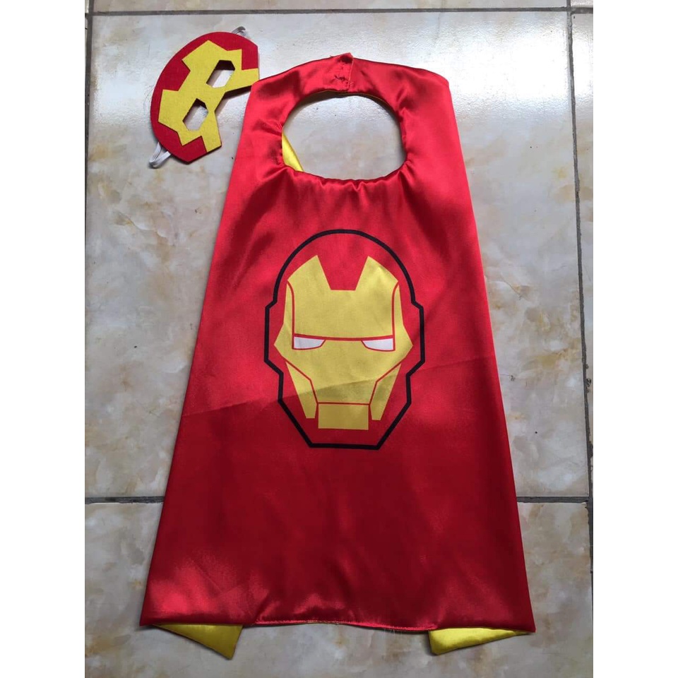 Áo choàng siêu nhân, người nhện kèm mặt nạ cho bé trai