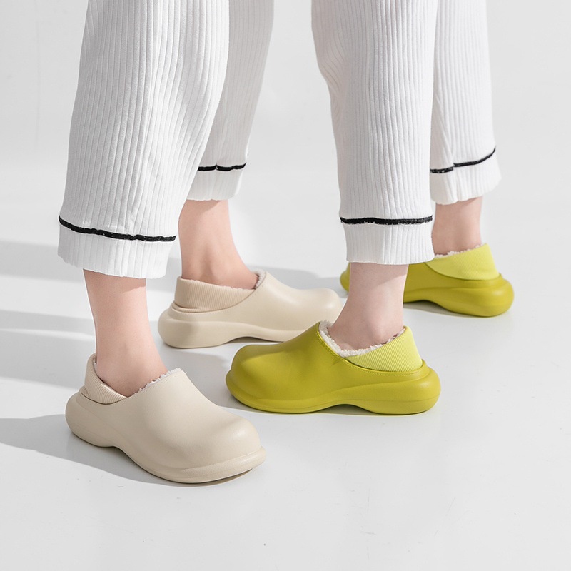 Tikp Dép Cotton Đi Trong Nhà Chống Nước 4 Màu Size 34-45 HZ-1688-6539 Cho Cặp Đôi