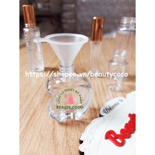 Chai chiết nước hoa 10ml tròn thủy tinh