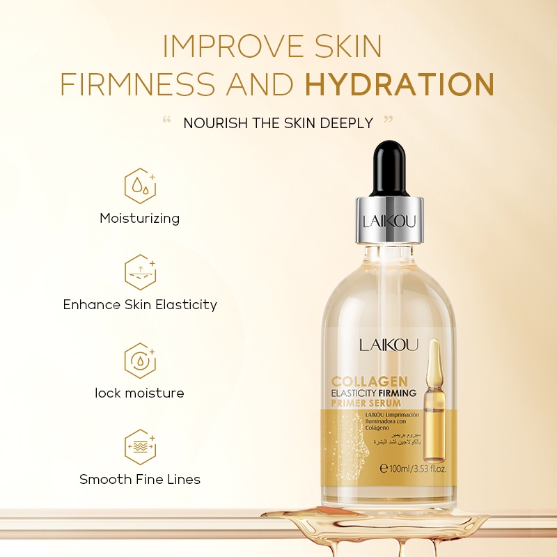 Serum LAIKOU Collagen 100ml Dưỡng Ẩm Làm Săn Chắc Da