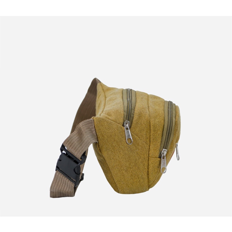 Túi Đeo Hông, Đeo Bụng Nam Nữ Thời Trang có 3 ngăn đựng tiện dụng logo SPORT