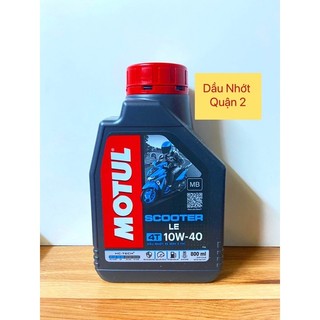 Nhớt Motul scooter le xe tay ga 800ml