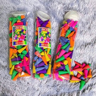 (GIẢM GIÁ SỐC)Trầm hương nụ MIX SCENT  nhiều hương hoa Thái Lan ( 100 nụ kèm chén sứ)