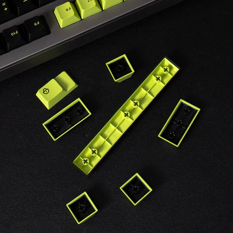 Ymx Nắp Bàn Phím Cơ Biểu Tượng Poison Màu Xanh Lá Và Đen Tùy Chỉnh Cá Tính Dành Cho Bàn Phím Cơ