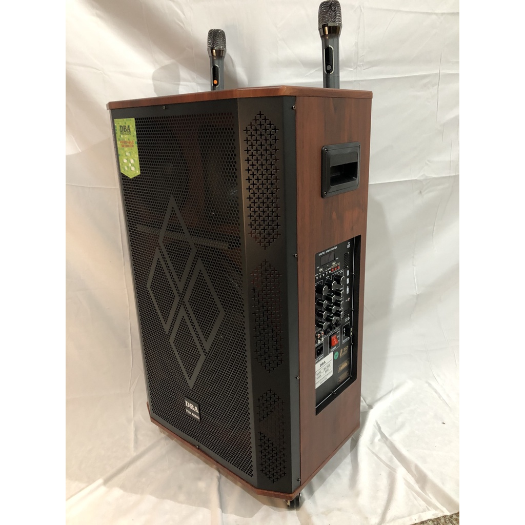 LOA KÉO CAO CẤP DBA 2509 BASS 40 BA ĐƯỜNG TIẾNG ÂM THANH SIÊU CHẤT, KÈM 2 MÍC KIM LOẠI UHF CHỐNG HÚ XỊN