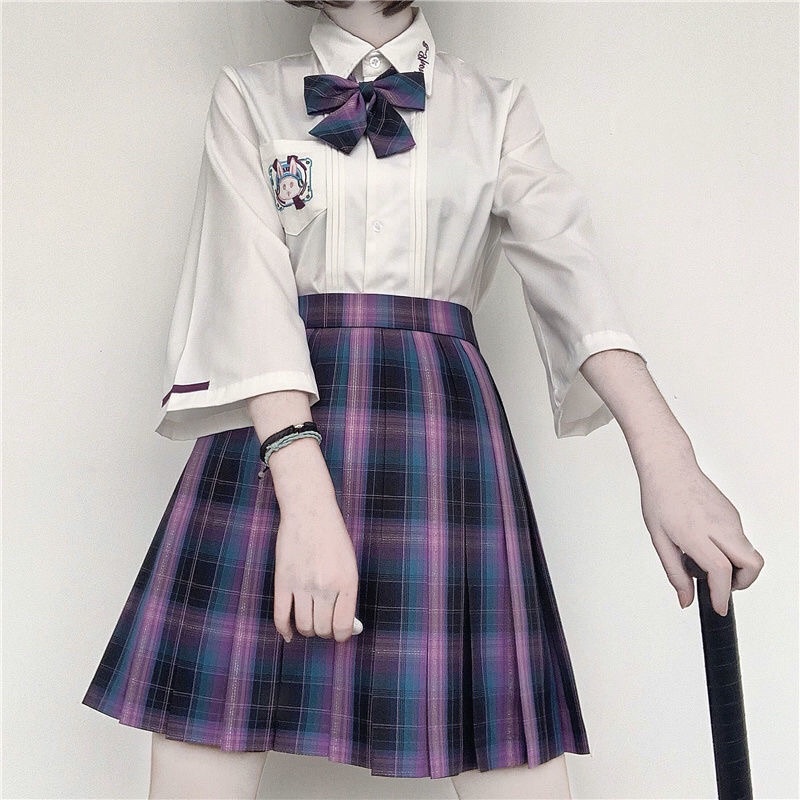 áo sơ mi phối jk chính hãng