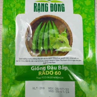 Hạt giống Đậu bắp xanh / Đậu bắp đỏ (đóng gói 5gr)