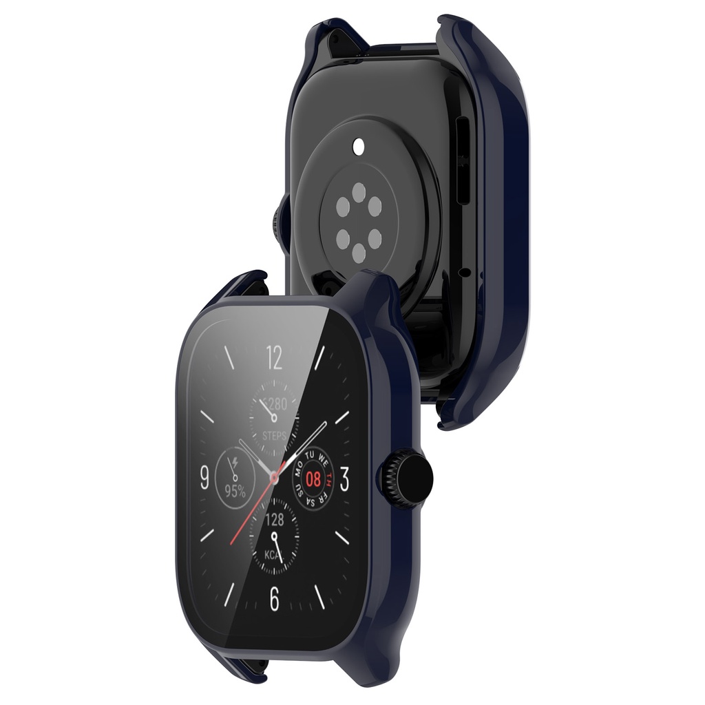 Ốp Bảo Vệ Mặt Đồng Hồ Thông Minh Huami Amazfit GTS 4 gts4 Bằng PC Cứng Kèm Kính Cường Lực