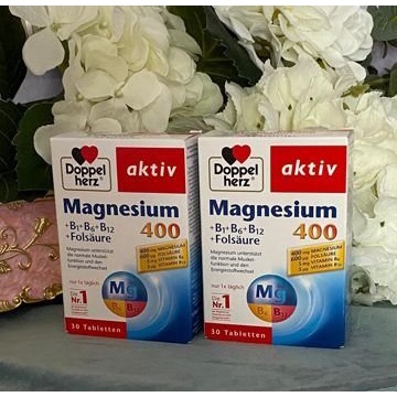 Hàng Đức Magnesium 400 B1 B6 B12 hộp 30 viên- Hàng chuẩn