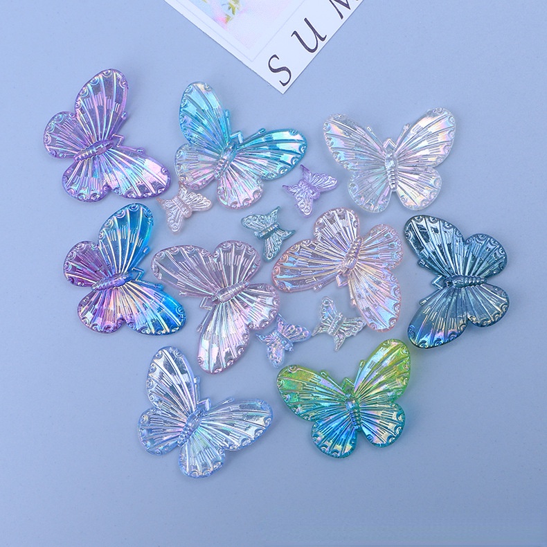 Phụ Kiện Trang Trí Giày Trẻ Em Hình Hoa Cúc Và Bướm Đính Ngọc Trai Jibbitz Hàn Quốc