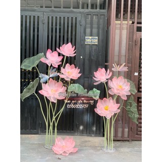 Hoa sen trang trí khổng lồ | giant flower