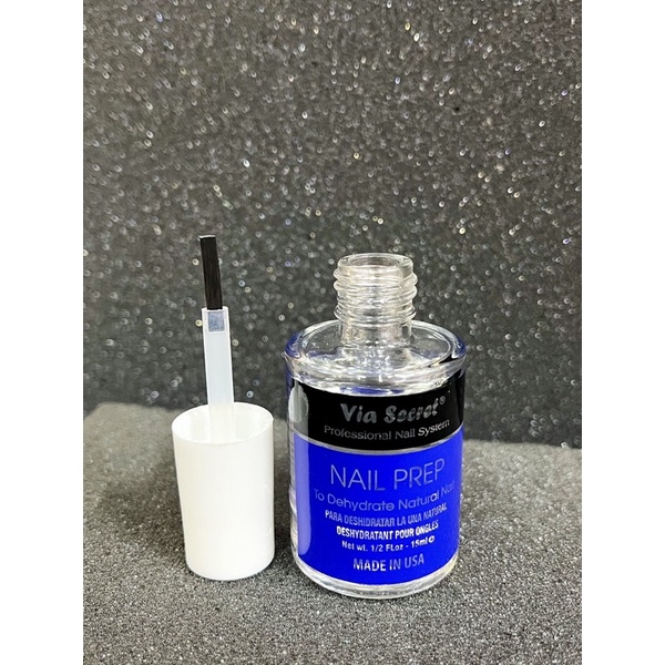 Kềm dầu Via cao cấp Mỹ, khử dầu móng tay chính hãng 15ml