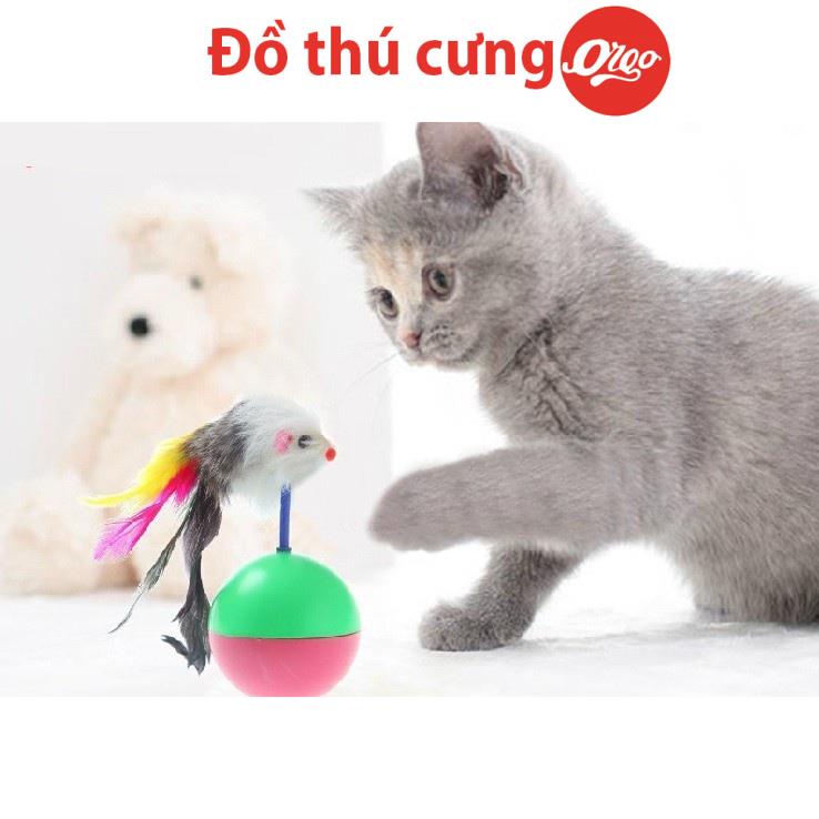 Đồ chơi cho mèo ORGO kiểu bóng chuột lật đật vui nhộn