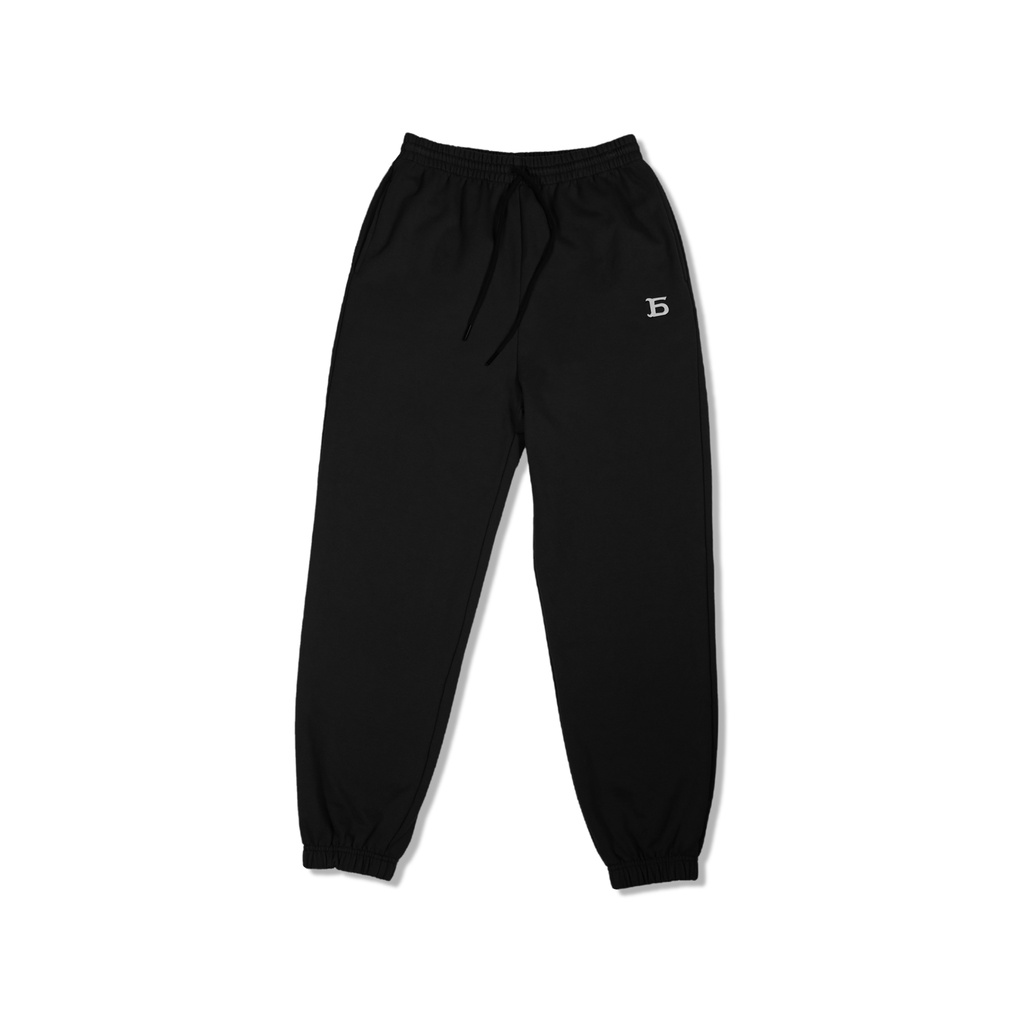 Quần Jogger Nam Thể Thao Local Brand Unisex Thêu LOGO FIOR DANTÉ Form Rộng Màu Đen 100% Vải Cotton Lưng Thun Co Dãn