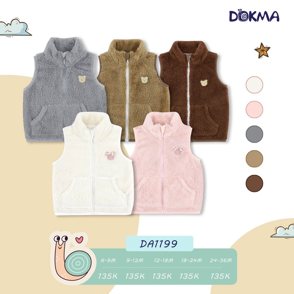 Gile lông cừu mềm Dokma cho bé trai bé gái 6 -36M chất siêu đẹp DA1199 DA1901