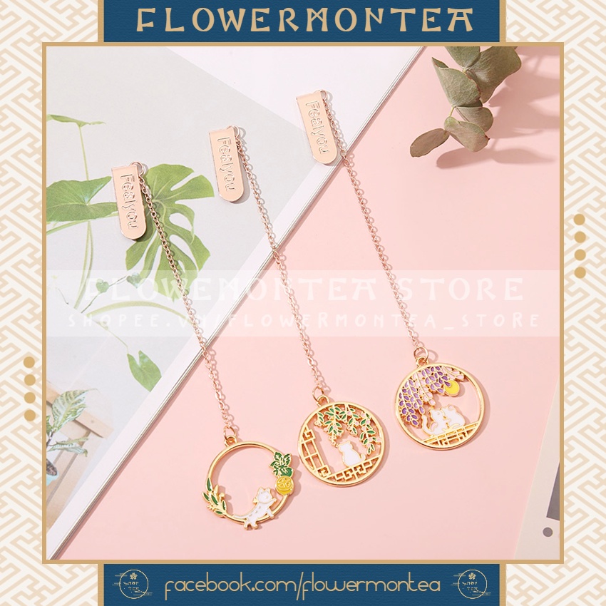 Thẻ Đánh Dấu Sách | Bookmark Dây Kim Loại - Khu Vườn Bách Thú