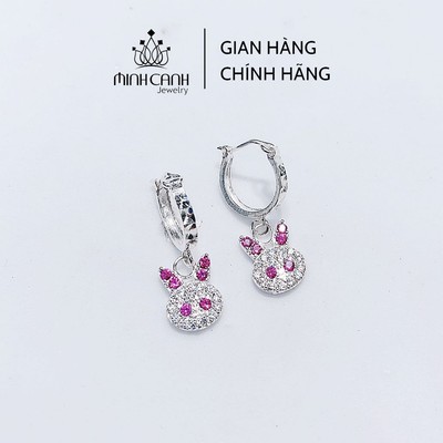 Bông Tai Bạc Trẻ Em Bé Gái Hình Thỏ Xinh Xắn - Minh Canh Jewelry