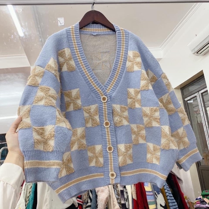 Áo cadigan hàng si