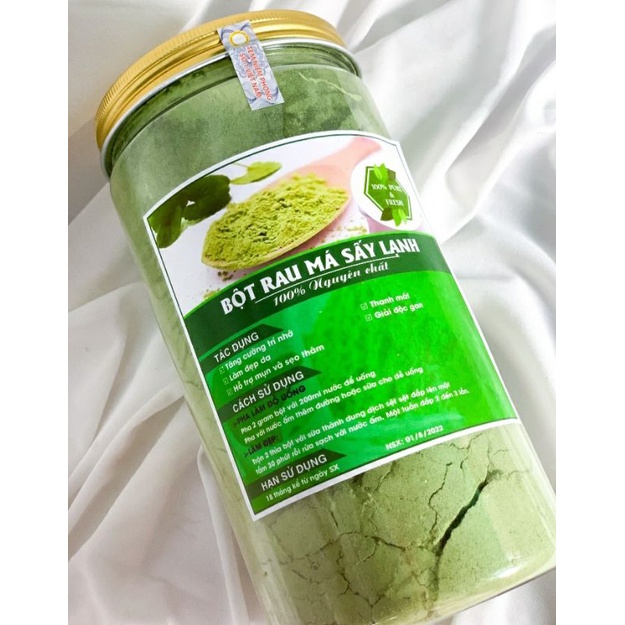 Bột rau má sấy lạnh nguyên chất cao cấp hũ 500g