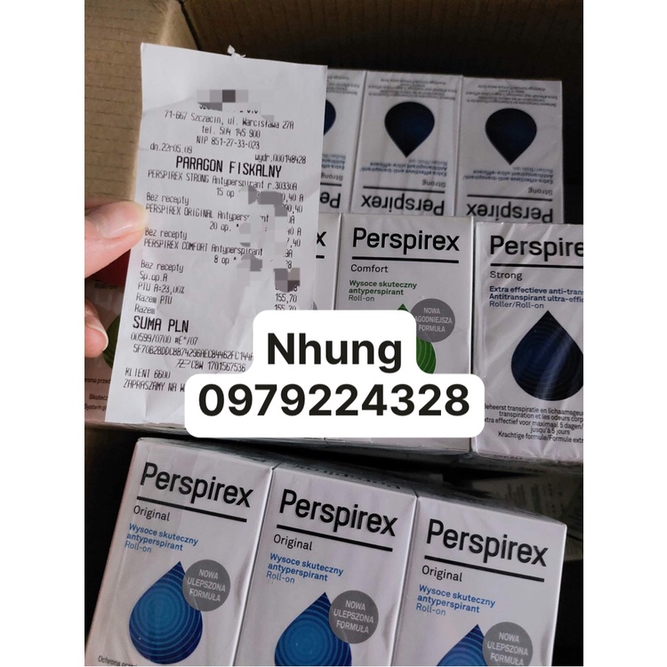 LĂN KHỬ MÙI PERSPIREX STRONG CHO DA KHỎE, MỒ HÔI NHIỀU