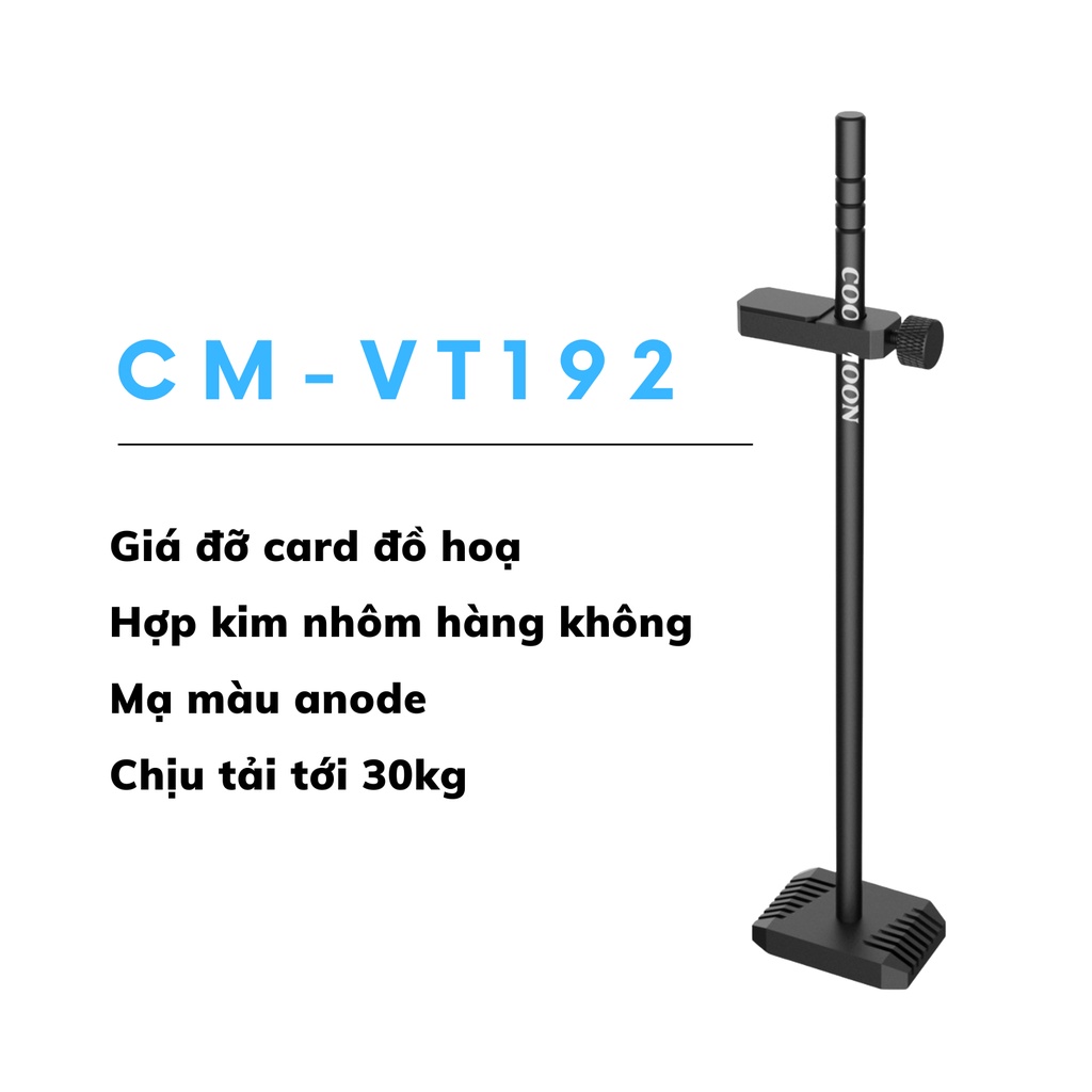 Chân đế COOLMOON VT192 đỡ Card đồ hoạ Đế nam châm Hợp kim Nhôm cao cấp 192mm. Giá đỡ chống GPU VGA Card màn hình thẩm mỹ | BigBuy360 - bigbuy360.vn