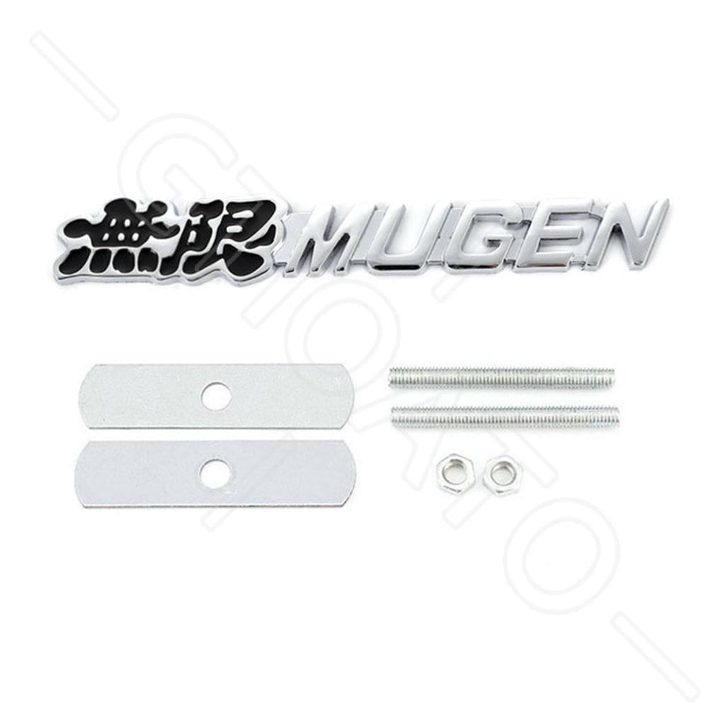 GTIOATO MUGEN Biểu Tượng Xe Huy Hiệu Xe Hơi Huy Hiệu Ô Tô Biểu Tượng Xe Hơi Biểu Tượng Oto CảI TiếN Hợp Kim Nhôm Biểu Tượng Ô Tô Mạng Trúng Thầu Phụ KiệN Trang Trí Ô Tô Cho Honda City Brio BRV Jazz Civic