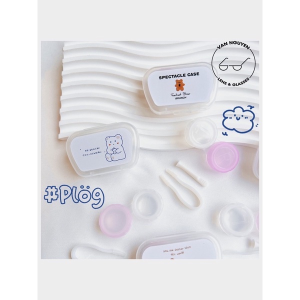 Bộ dụng cụ đeo lens kèm gương