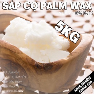 5kg sáp cọ mềm làm nến ly cốc - palm wax - nguyên liệu làm nến thơm handmade