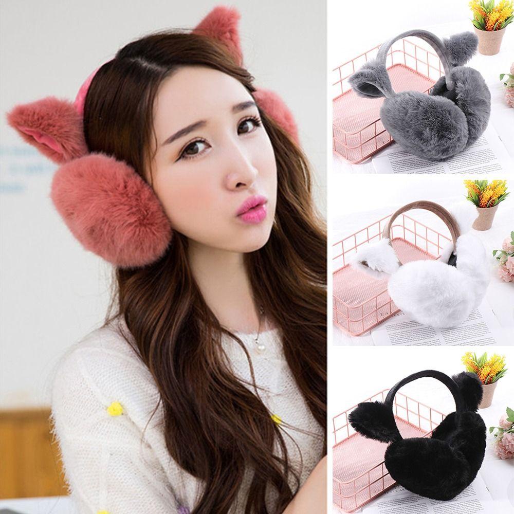 Osier1 Chụp Tai Phối Lông Mềm Mại Giữ Ấm Cho Nữ